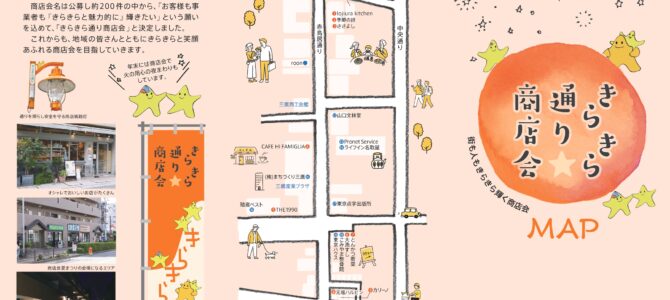 きらきら通り商店会商店会MAP